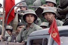 Des soldats vietnamiens